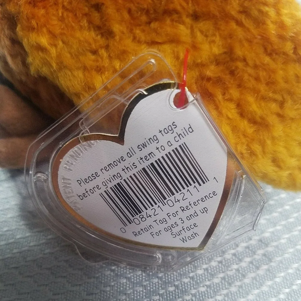 Beak the Kiwi Bird New with Tag Protector and Tush Tag beanie babies‎ 1998